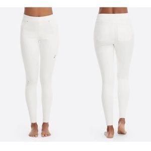 Spanx Distressed White Skinny Jeans 20229R S/P NWT